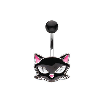 Arrogant Kitty Belly Button Ring-WildKlass Jewelry