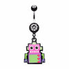 Lillibot Robot Belly Button Ring-WildKlass Jewelry
