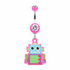 Lillibot Robot Belly Button Ring-WildKlass Jewelry