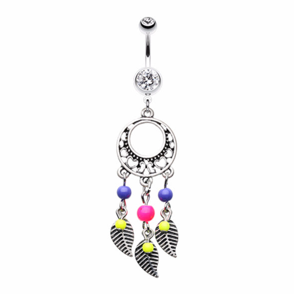 Vintage Enchanted Dream Catchers Belly Button Ring-WildKlass Jewelry