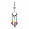 Vintage Enchanted Dream Catchers Belly Button Ring-WildKlass Jewelry