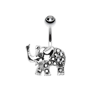 Elephant Walk Belly Button Ring-WildKlass Jewelry