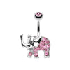 Elephant Walk Belly Button Ring-WildKlass Jewelry