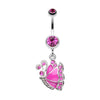 Charming Beautiful Butterfly Belly Button Ring-WildKlass Jewelry