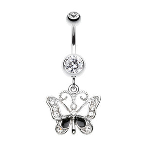 Butterfly Delight Belly Button Ring-WildKlass Jewelry