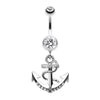 Anchor Dock Belly Button Ring-WildKlass Jewelry