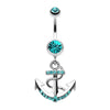 Anchor Dock Belly Button Ring-WildKlass Jewelry