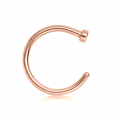 WildKlass 316L Surgical Steel Nose Hoop Ring-WildKlass Jewelry