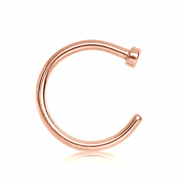 WildKlass 316L Surgical Steel Nose Hoop Ring-WildKlass Jewelry