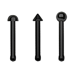 PVD Plated Nose Bone with Ball-WildKlass Jewelry