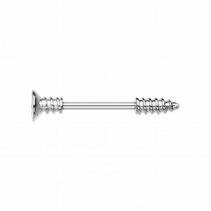 Nail Screw Bolt WildKlass Nipple Barbell Ring-WildKlass Jewelry