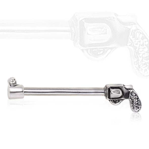 316L Surgical Steel Gun Nipple Bar-WildKlass Jewelry
