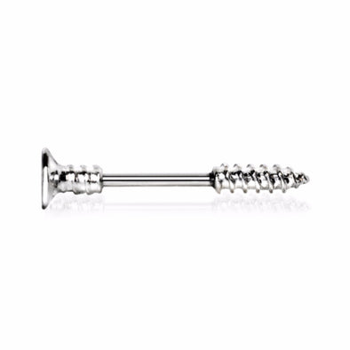 316L Stainless Steel Screw Nipple Bar-WildKlass Jewelry