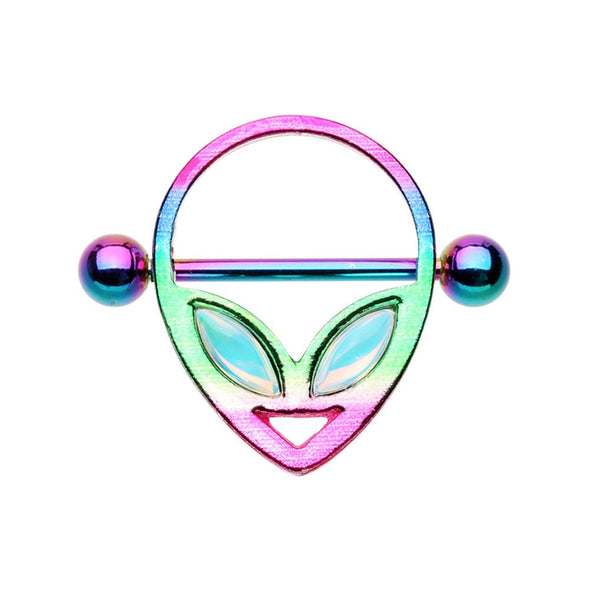 WILDKLASS Out of This World Alien Nipple Shield Ring-WildKlass Jewelry