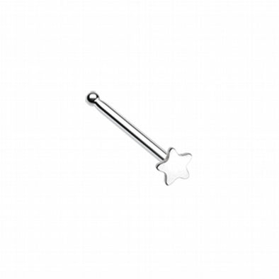 Steel Star Nose Stud Ring-WildKlass Jewelry