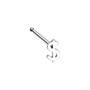 Dollar Money Sign WildKlass Nose Stud Ring-WildKlass Jewelry