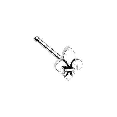 Fleur De Lis WildKlass Nose Stud Ring-WildKlass Jewelry