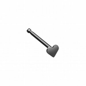 Colorline Steel Heart Nose Stud Ring-WildKlass Jewelry