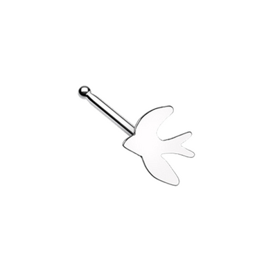 Soaring Swallow WildKlass Nose Stud Ring-WildKlass Jewelry