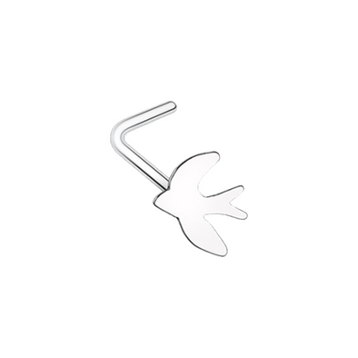 Soaring Swallow WildKlass L-Shape Nose Ring-WildKlass Jewelry