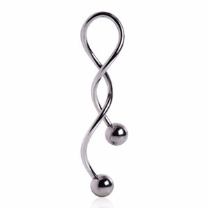 316L Surgical Steel Spiral Navel Ring-WildKlass Jewelry