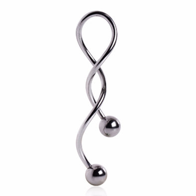 316L Surgical Steel Spiral Navel Ring-WildKlass Jewelry