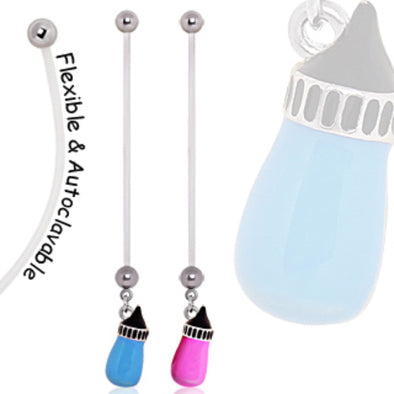 BioFlex Baby Bottle Pregnancy Navel Ring-WildKlass Jewelry