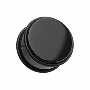 Basic Acrylic No Flare Ear Gauge Plug-WildKlass Jewelry