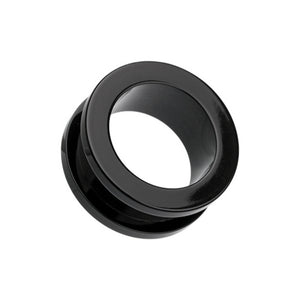 Basic Acrylic Screw-Fit Ear Gauge Tunnel Plug-WildKlass Jewelry