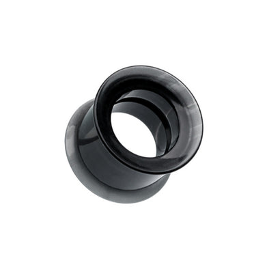 Acrylic Screw-Fit Double Flared Ear Gauge Tunnel Plug-WildKlass Jewelry