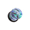 Vibrant Marble Swirls Single Flared Ear Gauge Plug-WildKlass Jewelry