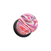 Vibrant Marble Swirls Single Flared Ear Gauge Plug-WildKlass Jewelry