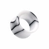 Marble Swirl Acrylic Double Flared Ear Gauge Tunnel Plug-WildKlass Jewelry