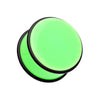 Neon Colored Acrylic No Flare Ear Gauge Plug-WildKlass Jewelry