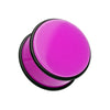 Neon Colored Acrylic No Flare Ear Gauge Plug-WildKlass Jewelry
