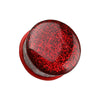 Glitter Shimmer Single Flared Ear Gauge Plug-WildKlass Jewelry