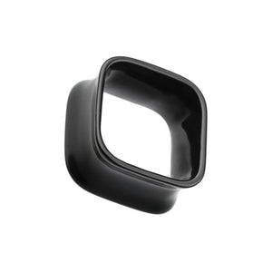 Square Tunnel Double Flared Ear Gauge Plug-WildKlass Jewelry