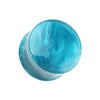 Lava Infused Double Flared Ear Gauge Plug-WildKlass Jewelry