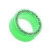 Multi-Sprinkle Dot Neon Acrylic Flesh Tunnel Ear Gauge Plug-WildKlass Jewelry