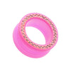 Multi-Sprinkle Dot Neon Acrylic Flesh Tunnel Ear Gauge Plug-WildKlass Jewelry