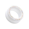 Multi-Sprinkle Dot Neon Acrylic Flesh Tunnel Ear Gauge Plug-WildKlass Jewelry