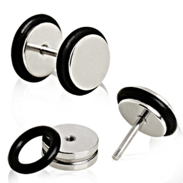 316L Surgical Steel Fake Plug-WildKlass Jewelry