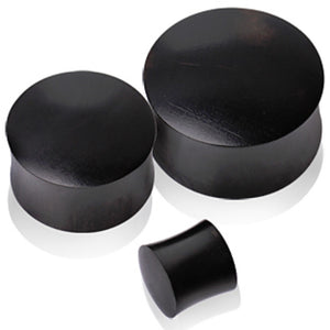 Black Arang Wood Saddle Plug-WildKlass Jewelry
