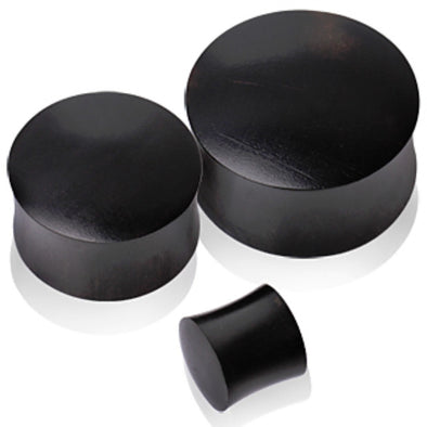 Black Arang Wood Saddle Plug-WildKlass Jewelry