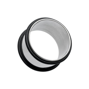 Basic Steel No Flare Ear Gauge Tunnel Plug-WildKlass Jewelry