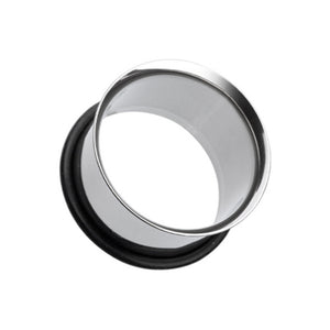 Basic Steel Single Flared Ear Gauge Tunnel Plug-WildKlass Jewelry