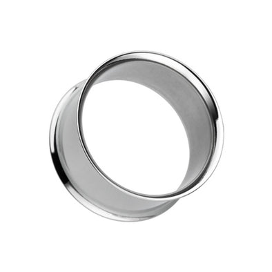 Basic Steel Double Flared Ear Gauge Tunnel Plug-WildKlass Jewelry