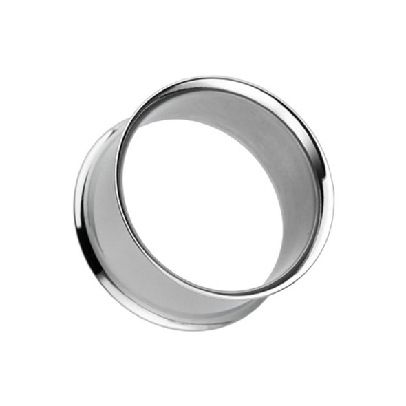 Basic Steel Double Flared Ear Gauge Tunnel Plug-WildKlass Jewelry