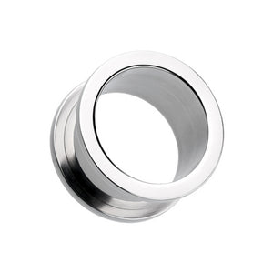 Basic Steel Screw-Fit Ear Gauge Tunnel Plug-WildKlass Jewelry