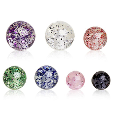 10pcs UV Coated Glitter Ball Package-WildKlass Jewelry